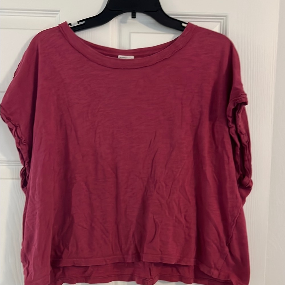 Free People Casual Pink Top